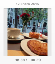 Foto de la cuenta de Pasteler&iacute;a Mallorca en Instagram. 12/01/2015